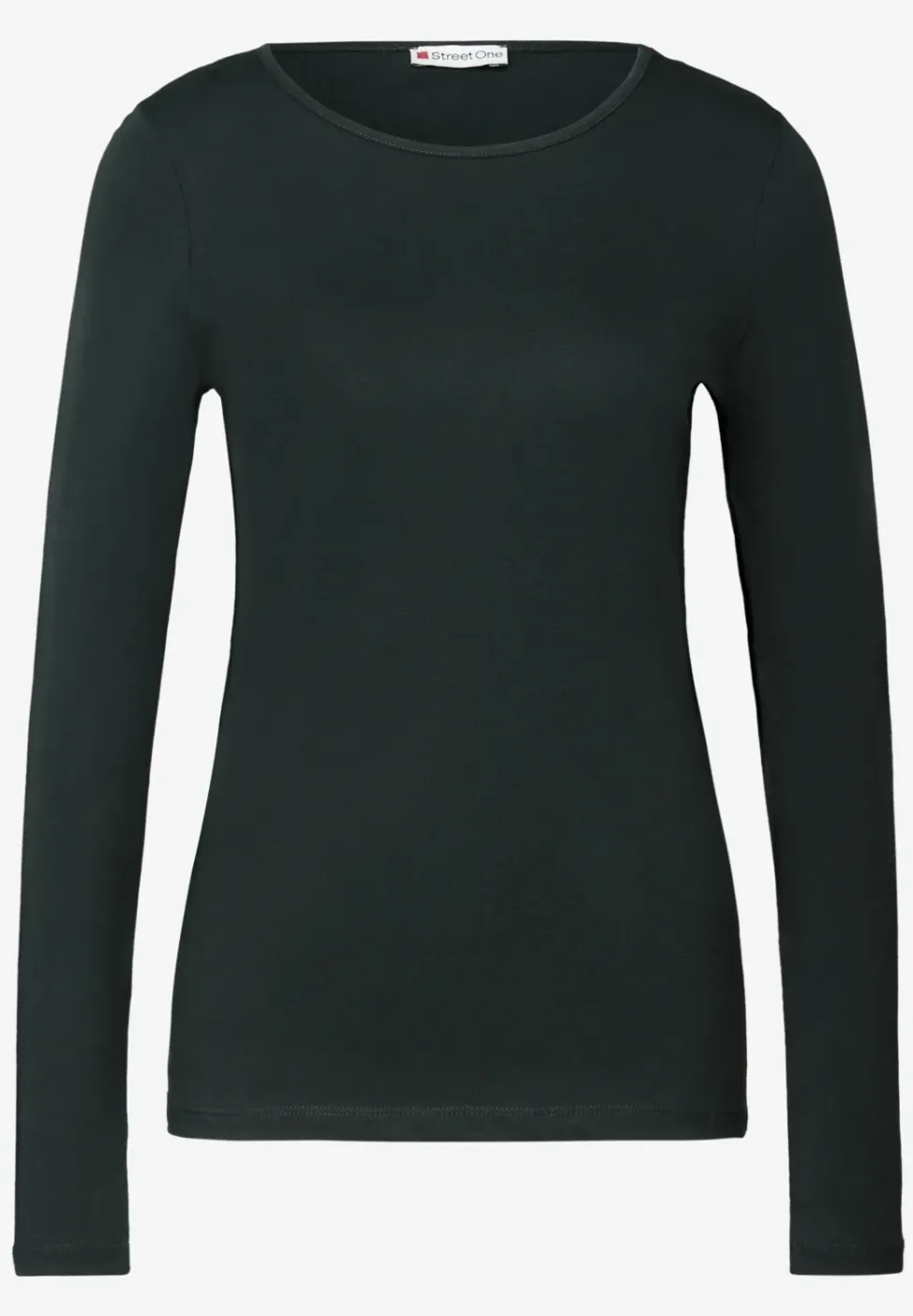 Basic shirt met lange mouwen
