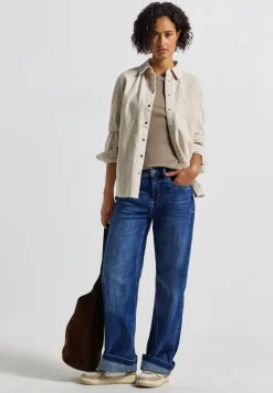 Basic shirt met lange mouwen