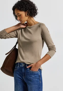 Basic shirt met lange mouwen