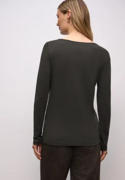 Basic shirt met lange mouwen