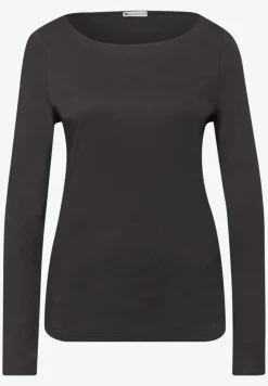 Basic shirt met lange mouwen