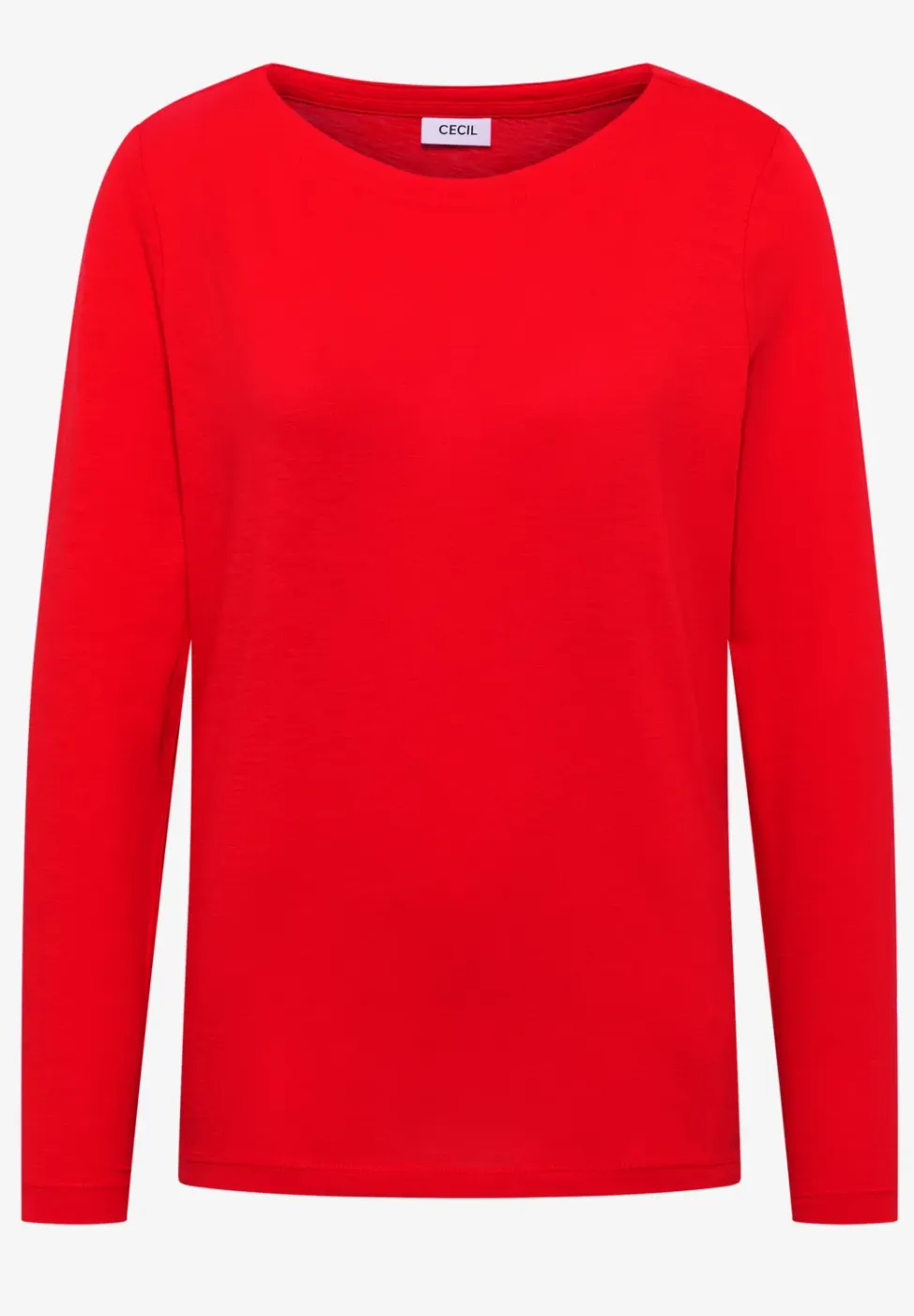 Basic shirt met lange mouwen