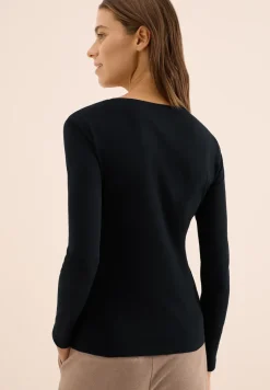 Basic shirt met lange mouwen