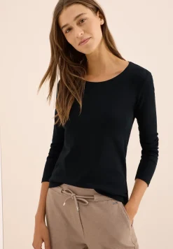 Basic shirt met lange mouwen