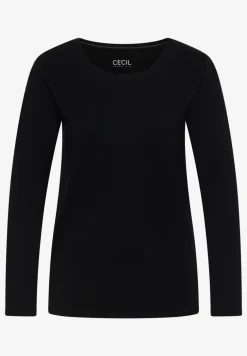 Basic shirt met lange mouwen