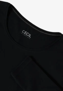 Basic shirt met lange mouwen