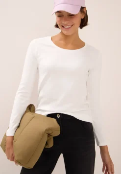 Basic shirt met lange mouwen