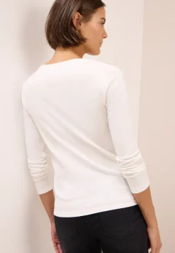 Basic shirt met lange mouwen