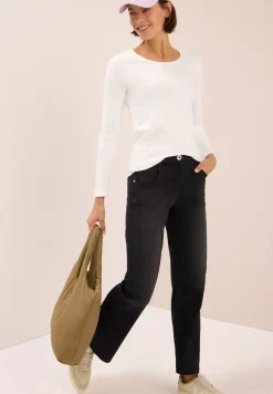 Basic shirt met lange mouwen