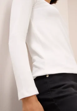 Basic shirt met lange mouwen