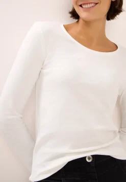 Basic shirt met lange mouwen