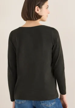 Basic shirt met lange mouwen