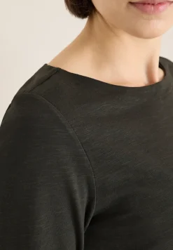 Basic shirt met lange mouwen