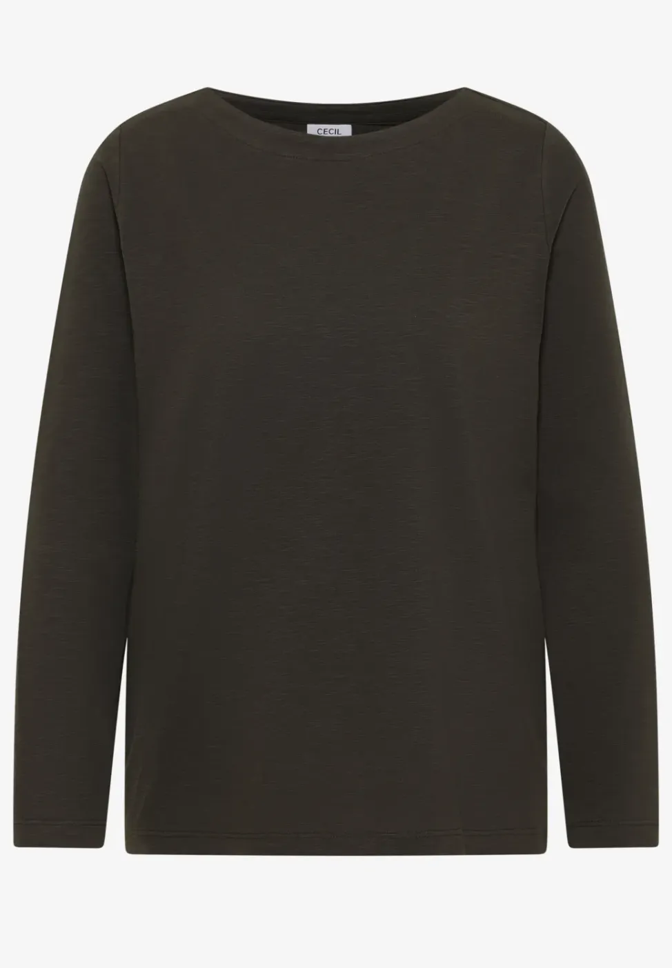 Basic shirt met lange mouwen