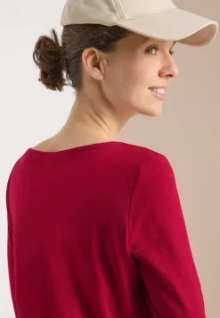 Basic shirt met lange mouwen