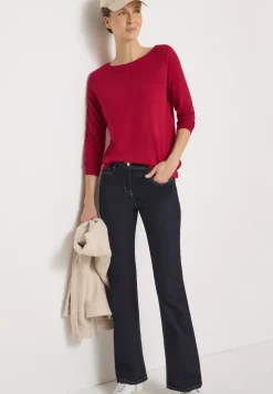 Basic shirt met lange mouwen