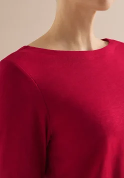 Basic shirt met lange mouwen