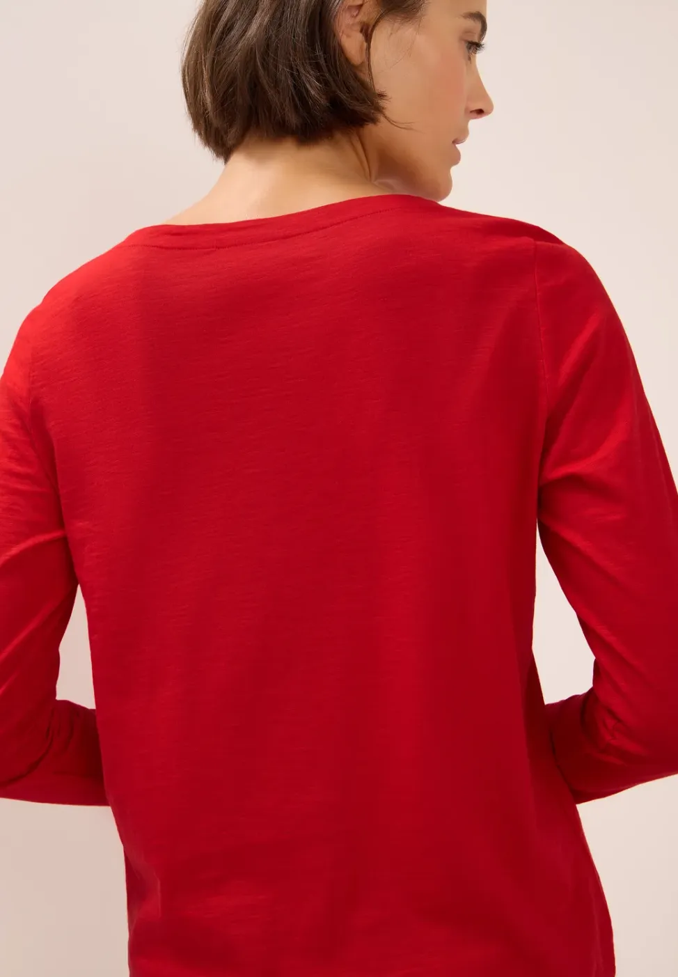 Basic shirt met lange mouwen