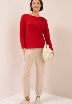 Basic shirt met lange mouwen