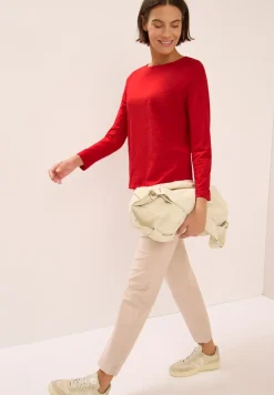 Basic shirt met lange mouwen