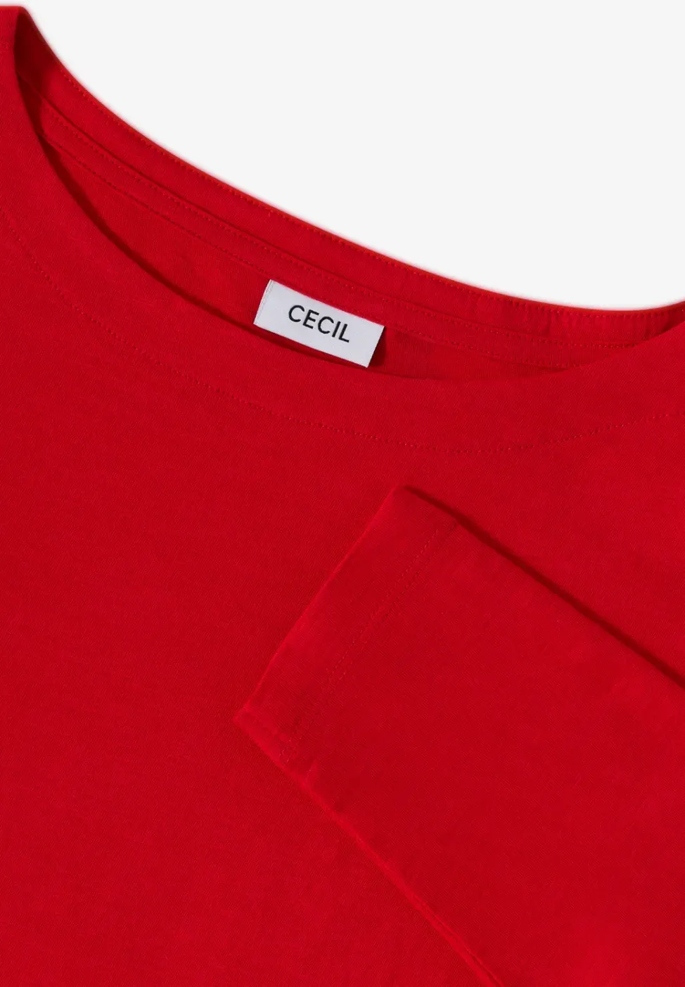Basic shirt met lange mouwen