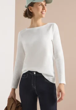 Basic shirt met lange mouwen