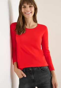 Basic shirt met lange mouwen