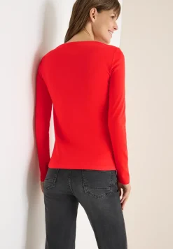 Basic shirt met lange mouwen