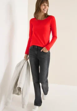 Basic shirt met lange mouwen