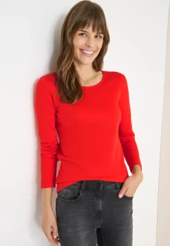Basic shirt met lange mouwen