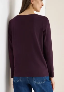 Basic shirt met lange mouwen