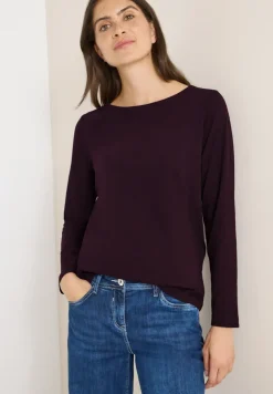 Basic shirt met lange mouwen