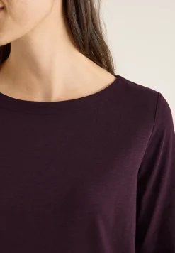 Basic shirt met lange mouwen