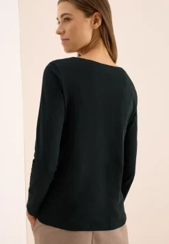 Basic shirt met lange mouwen