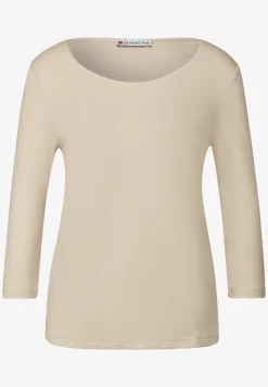 Basic Shirt met 3/4 mouwen