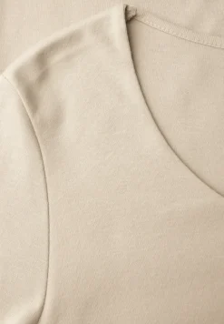 Basic Shirt met 3/4 mouwen