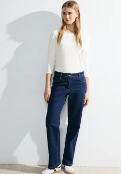 Basic shirt met 3/4-mouwen