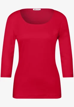 Basic Shirt met 3/4 mouwen