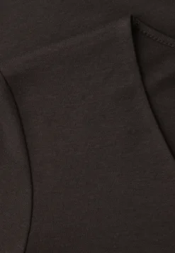 Basic Shirt met ondoorzichtige voorkant