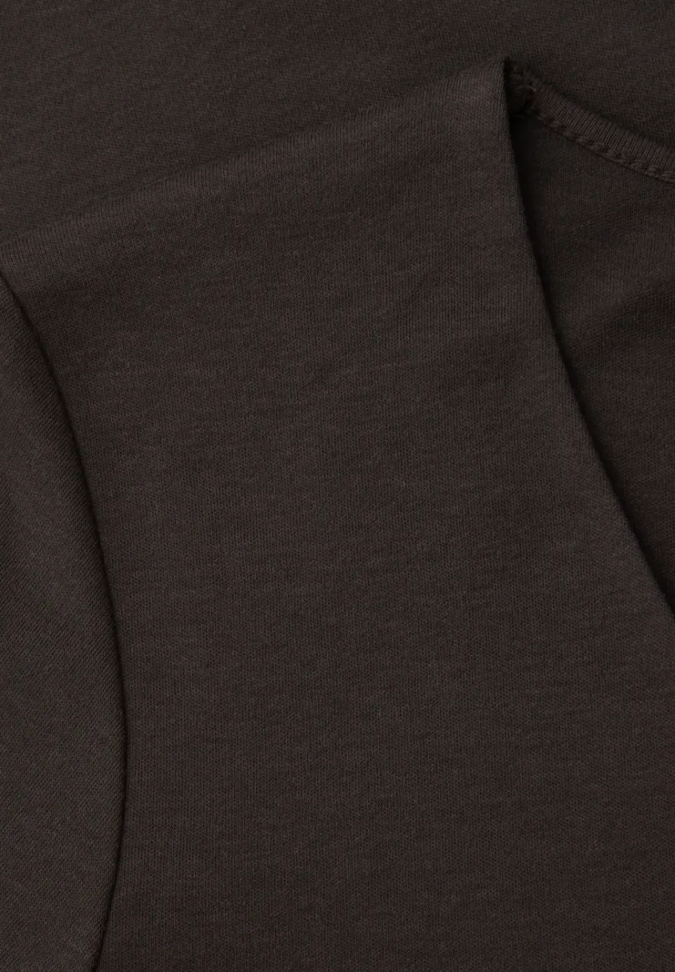Basic Shirt met ondoorzichtige voorkant