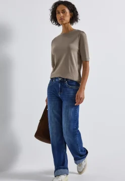 Basic Shirt met rimpels