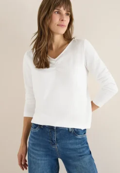 Basic shirt met rimpels