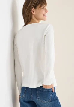 Basic shirt met rimpels
