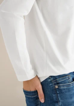 Basic shirt met rimpels