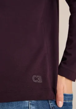 Basic shirt met rimpels