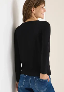 Basic shirt met rimpels