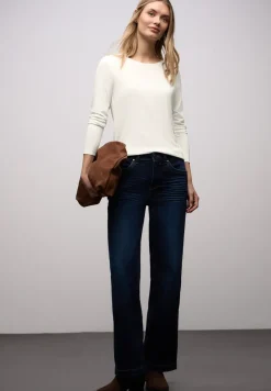 Basic shirt met ronde hals
