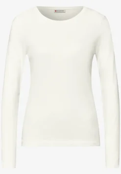 Basic shirt met ronde hals