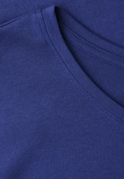 Basic shirt met ronde hals