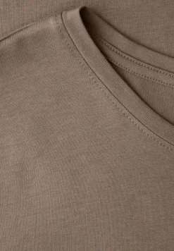 Basic shirt met ronde hals